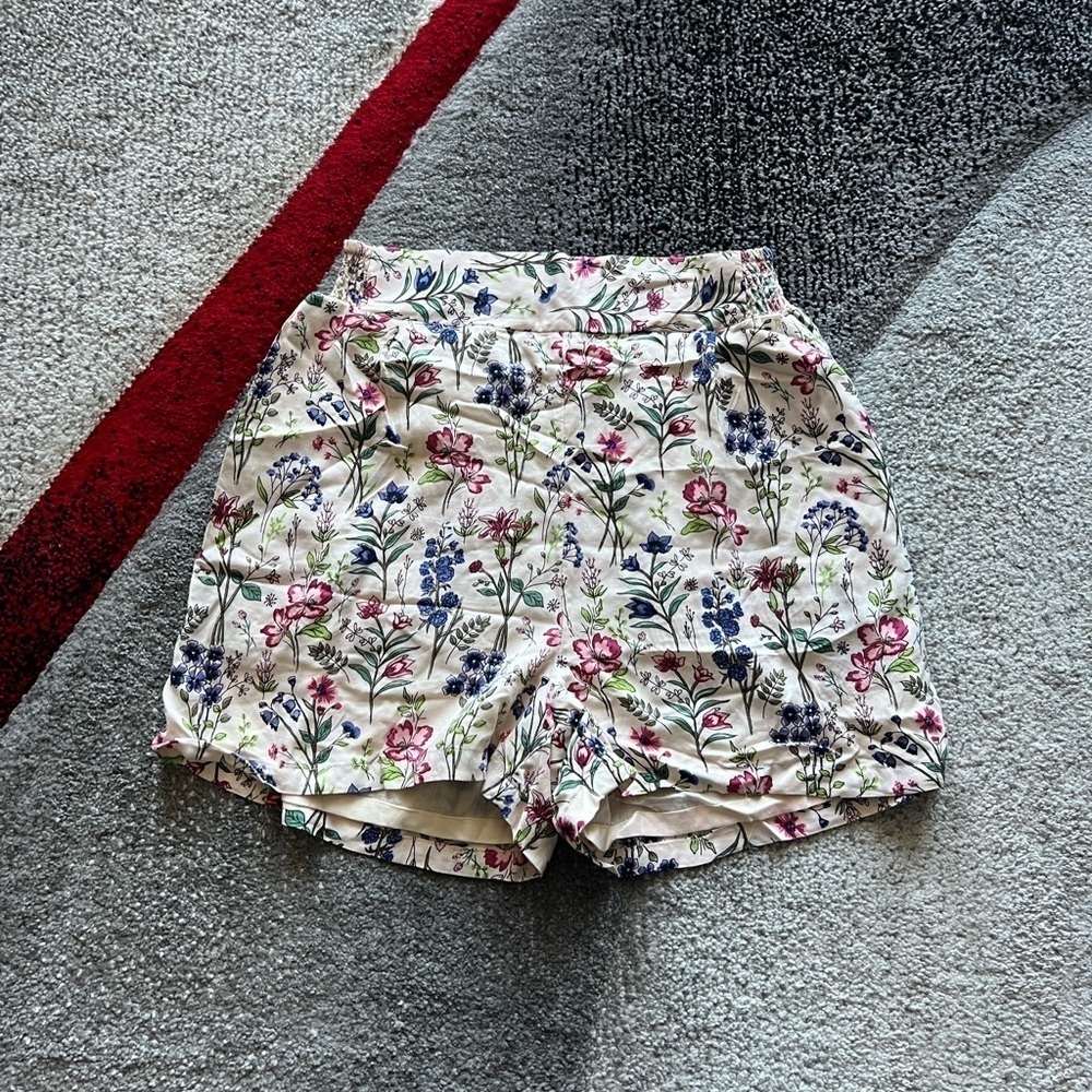 Francesca’s Collection Floral Mini Shorts